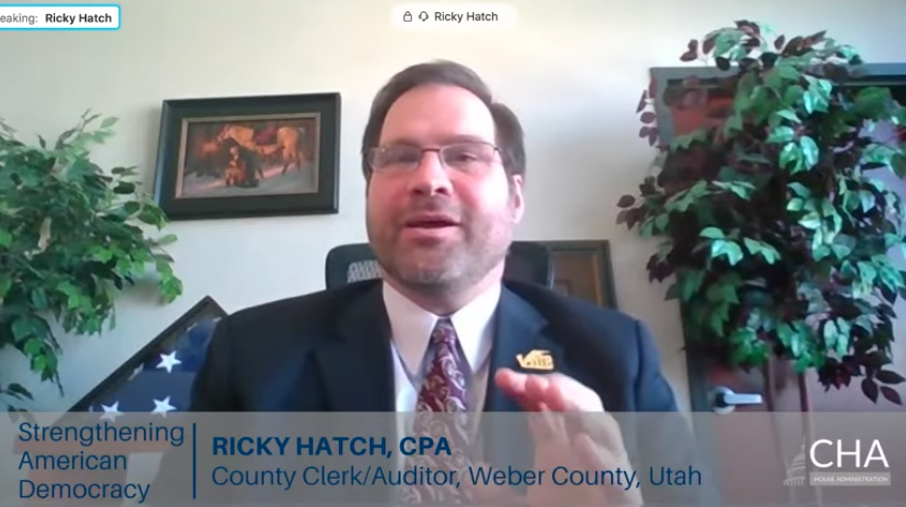 er County official addresses US House body debating election